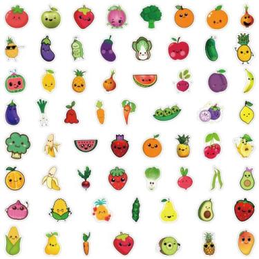 Imagem de Adesivos de vinil impermeável para frutas e vegetais 60 unidades/lote 