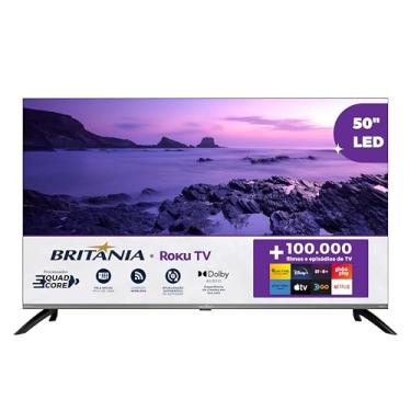 Imagem de Smart TV 50" Britânia Roku B50CRA HDR10 Dolby Audio