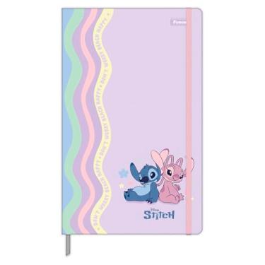 Imagem de Caderno 128x208mm Capa Dura Costurado Sem Pauta 80 Folhas Stitch Capa C Foroni