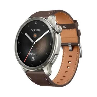 Imagem de Pulseira De Couro Para Huami AMAZFIT BALANCE CHEETAH BIP5 GTR 4 3 pro 