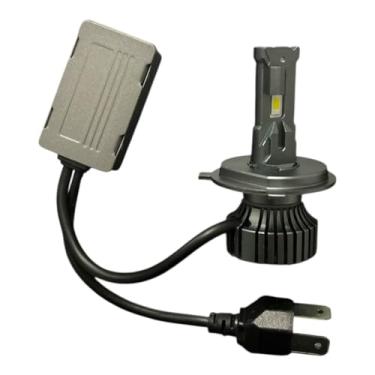 Imagem de Farol LED para Moto H4 35W 7000 Lumens 6500K Alumínio e Cooler Super Potente