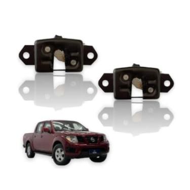 Imagem de Dupla Fecho Caçamba Adequado para Frontier 2.5 2008/09/10 Preto Premium