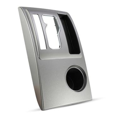 Imagem de Qnbes Moldura do câmbio do console central para Toyota Tacoma 2005-2016, substituição da tampa do painel de câmbio de marchas 58822-AD010 58822AD010, suporte de copo prata