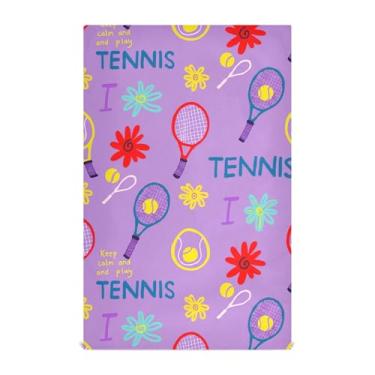 Imagem de xigua Conjunto de 1 panos de prato de cozinha com padrão de tênis, toalhas de cozinha macias e altamente absorventes de secagem rápida para limpeza de pratos e limpeza manual, 71 x 45 cm