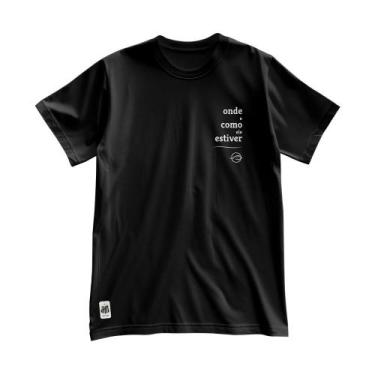 Imagem de Camiseta Santos Masculina Onde e Como Ele Estiver - Zé Carretilha, Pre