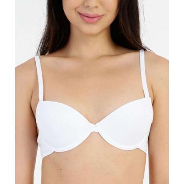 Imagem de Sutiã Push Up Básico Com Bojo Marisa-08072, Branco, 42