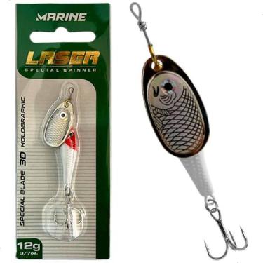 Imagem de Isca Pesca Marine Sports Spinner Laser 8cm 12g Varias Cores, Cor 14