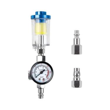 Imagem de Filtro Separador De Óleo E Água Para Pistola De Spray 1/4" Regulador D