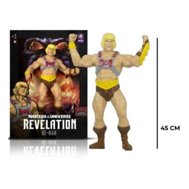 Imagem de Boneco He-man Articulado 45 Cm Revelation Gigante - Mimo - Mimo Toys