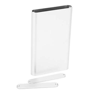 Imagem de aqxreight 13x61x100mm Gabinete de Liga de Alumínio à Prova d'água Caixa de Projeto de Instrumento para Placa de Circuito Decodificador GPS Jateamento Oxidação Oxidação de Prata Corrosão Jateamento