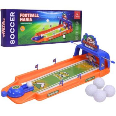 Imagem de Jogo Futebol de Mesa com Lançador Brinquedo Infantil Educativo Diverti