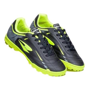 Imagem de Chuteira masculina dray society, Preto verde, 42