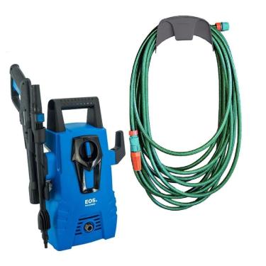 Imagem de Lavadora Lava Jato Eos Alta Pressão 1500w 220V + Mangueira Verde Pvc 25m Com Acessórios Tramontina 220V