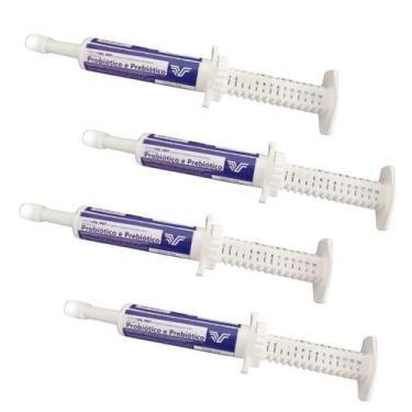 Imagem de Kit 4un Suplemento Probfil Pet ProbioticoPrebiótico Pasta14g - Filvet