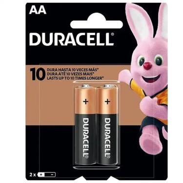 Imagem de Duracell Pilha Alcalina Aa Pequena Duracell com 2 Unidades