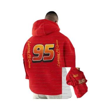 Imagem de Moletom Com Capuz Estampado De Desenho Animado Disney Car Story, Mascu