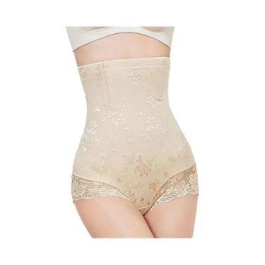 Imagem de Calcinha Modeladora De Cintura Alta Com Renda Controle De Barriga Nais