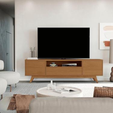 Imagem de Rack Sala De Estar 2 Portas 1 Gaveta Berlim Freijó Freijó