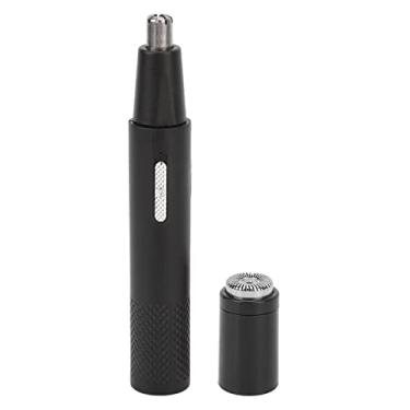Imagem de Yinhing Aparador Elétrico de Pêlos do Nariz, Lâmina Flutuante 3D Recarregável USB à Prova D'água IPX5 para Homens e Mulheres, Com Motor de Alta Velocidade e Rotação de 360 ​​graus para (BLACK)
