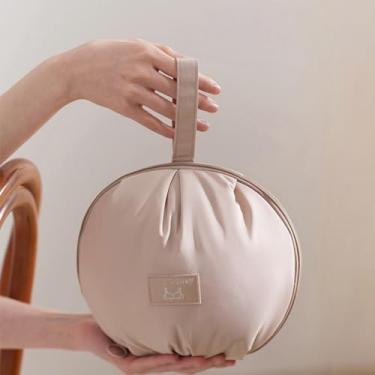 Imagem de Bolsa organizadora de roupas íntimas de viagem, bolsos separados em várias camadas, leve para pendurar, sutiãs, calcinhas, meias, bolsa de mala, rosa