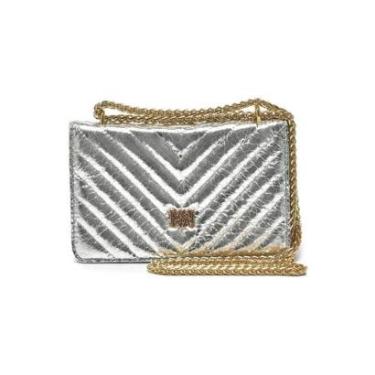 Imagem de Bolsa Tiracolo Matelassê Via Marte Alça Corrente B2-616-Feminino