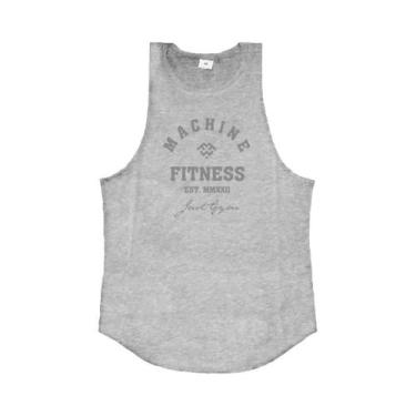 Imagem de Camiseta Regata Masculina De Algodão Sem Mangas Para Academia E Treino