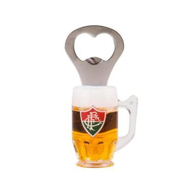 Imagem de Abridor Garrafas Formato Caneca Ímã Geladeira - Fluminense - Mileno