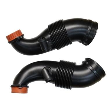Imagem de NOVAPARTS 13717638569 13717638568 Tubo de mangueira de admissão de ar do motor para BMW X5 2014-2018, X6 2015-2019 utilitário esportivo 4 portas, kit de tubo de admissão de ar lado esquerdo e direito