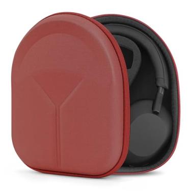 Imagem de Geekria Capa protetora para fones de ouvido compatível com Sony WH-XB910N, WH-CH720N, WH-1000XM5, WH-1000XM4, WH-ULT900N, bolsa rígida de substituição para transporte de viagem com armazenamento de