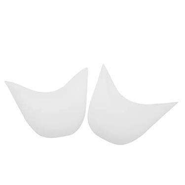 Imagem de Yinhing Almofadas de Silicone para Dedos de balé, Almofadas Macias para Sapatos de Dança Com Design de Cobertura Completa para Proteção Dos Dedos Dos Pés, (Branco com Furo 64772 60020 A0, 64772 60020 A1)