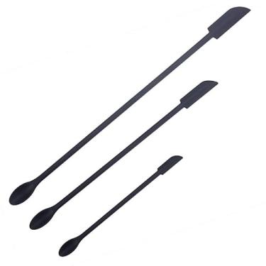 Imagem de Conjunto de Espátula e Raspeira com Cabeça Silicone Criativo Novo para Frasco Loção Cosmética Geleia Três Peças Fácil Usar Conveniente Ferramenta Diár