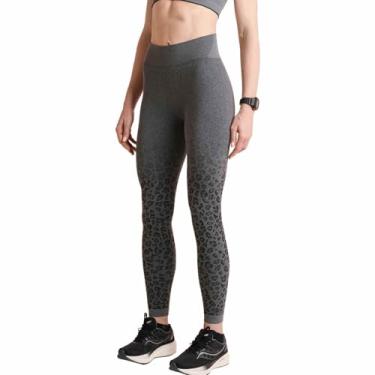 Imagem de Calça Legging Lupo 71391 Estampa Onça Cós Alto Poliamida Academia (Animal Print, P)