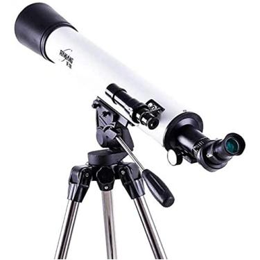 Imagem de pcagfaajmh Telescópio astronômico telescópio estelar automático profundo com tripé, observação do espaço profundo, apreciação de estrelas