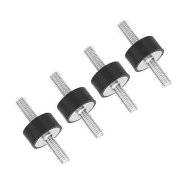 Imagem de AUNMAS Isolador Anti-vibração, Amortecedor M6 para Motor a Gasolina, Compressor de Ar do Motor de Barco, 4 Peças de Borracha M6 (VV20*15 * 18)