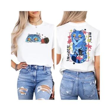 Imagem de Camiseta Gráfica Unissex Kpop Demon Hunter Tiger De Manga Curta Para V