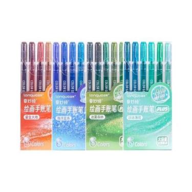 Imagem de Conjunto De Canetas Gel Com Efeitos De Glitter 6/88 Cores 1.0mm Para P