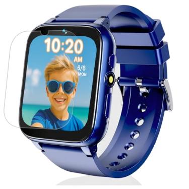 Imagem de Relógio inteligente para crianças, meninas meninos smartwatch com 26 jogos câmera gravador de vídeo e player, pedômetro lanterna, livro de áudio