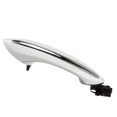 Imagem de Maçaneta de suporte para porta de carro adequada para BMW F02 F10 F06 F07 Carro Exterior Conforto Acesso Maçaneta de porta de substituição sem chave (cinza escuro)