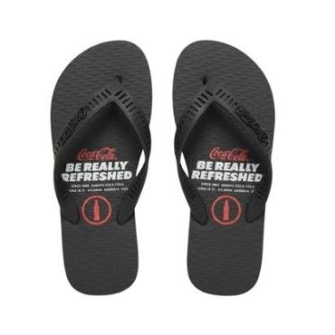 Imagem de Chinelo Coca Cola Live Since 1886 Masculino-Masculino