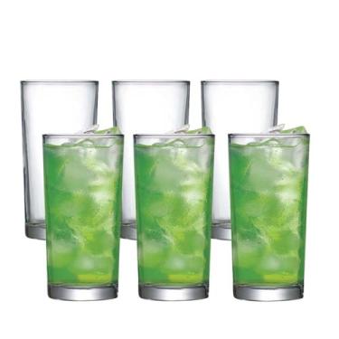 Imagem de Ruvolo, Jogo de Copo de Vidro Prestige para Água, Jogo de Copo de Suco 6pcs, 300ml