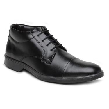 Imagem de Sapato Bota Confort Macio Confortável Luxo 45043 - Bertelli, Preto, Ma