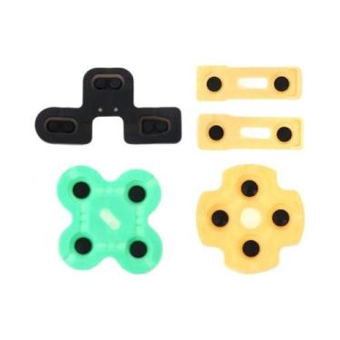 Imagem de Almofadas De Borracha Condutiva Para Controle PS5 PS4 pro Slim PS3 PS2