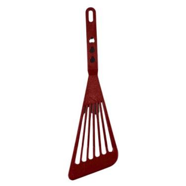Imagem de Espátula de Plástico Colorida Fritura 27x8 cm Cor:Vermelho - Fortplast