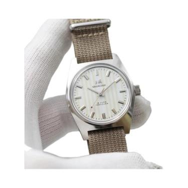 Imagem de Relógio Mecânico Retro Masculino De 36mm Com Movimento Manual Shanghai