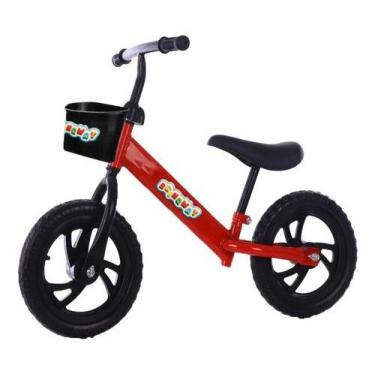 Imagem de Bicicleta Balance Aro 12 Importway Sem Pedais Equilíbrio Vermelha