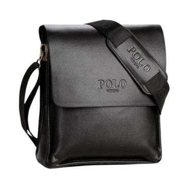 Imagem de Bolsa De Ombro Vertical Masculina Moderna Com Alça Única, Estilo Polo,