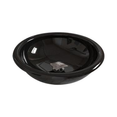 Imagem de Kit Cuba Apoio ou Sobrepor Lume com Válvula Click Quadrada Preto Brilh