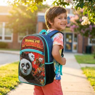 Imagem de Mochila Escolar Infantil Grande Reforçada Escola Conforto e Praticidade com Alças Ajustáveis Bolsos-Unissex
