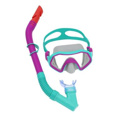Imagem de Kit de mergulho snorkel com máscara Crusader infantil Bestway-Unissex