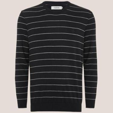 Imagem de Suéter Tricot Dudalina Listras Masculino-Masculino